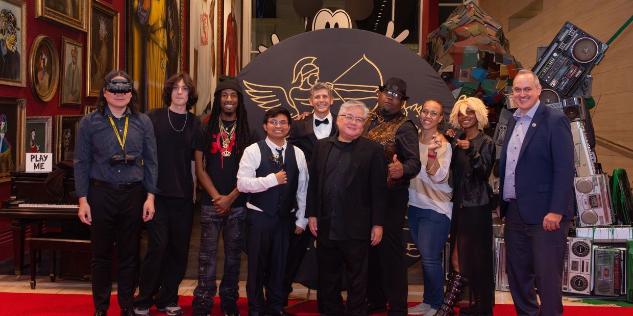 Pilots and Drones Productions team at a live event